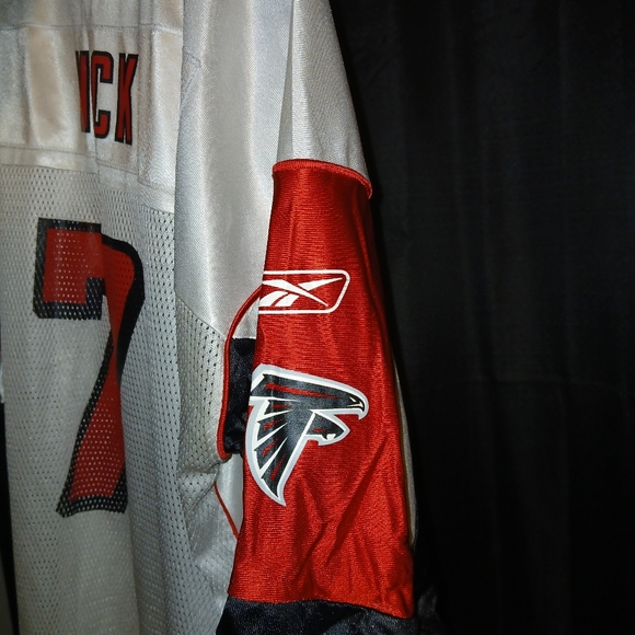 2003 original Atlanta Falcons Michael Vick Jersey XXL white red black trim - Picture 7 of 8